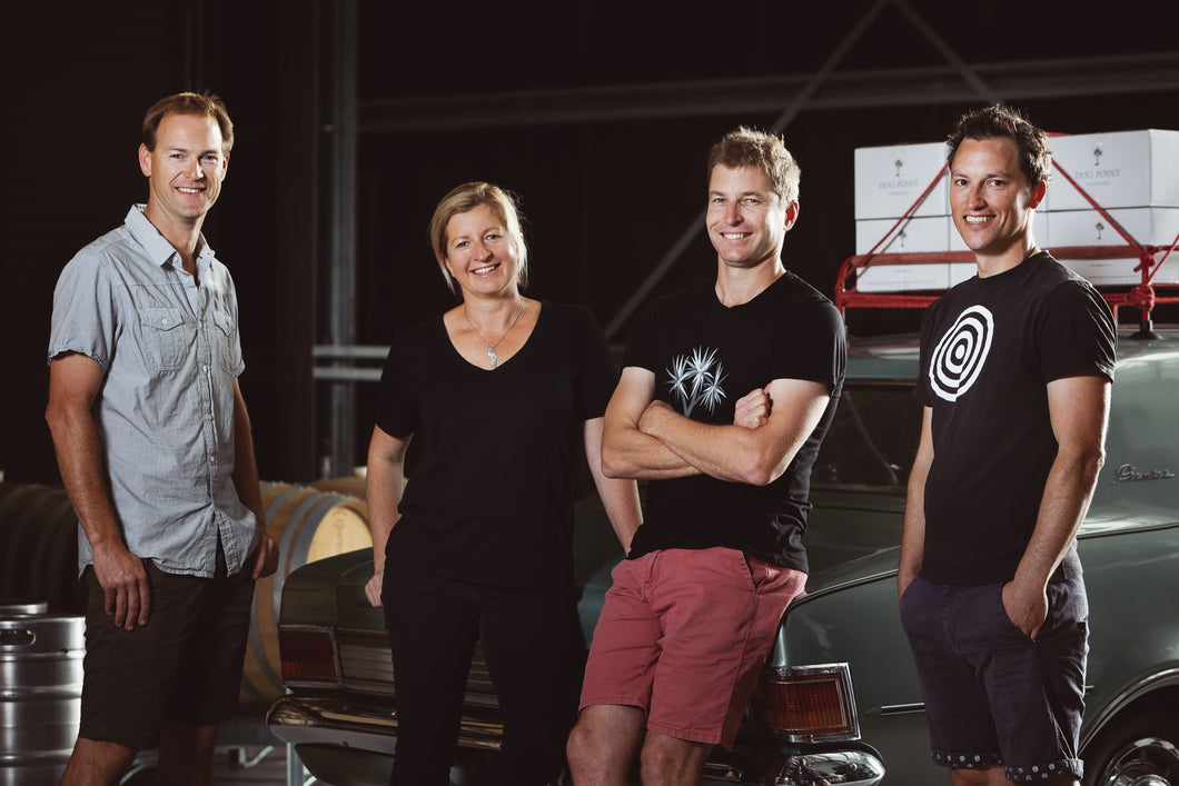 The team from Dog Point Vineyard in Marlborough, New Zealand